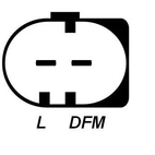 VW Alternator 12V-180A, core charge 6 degrees