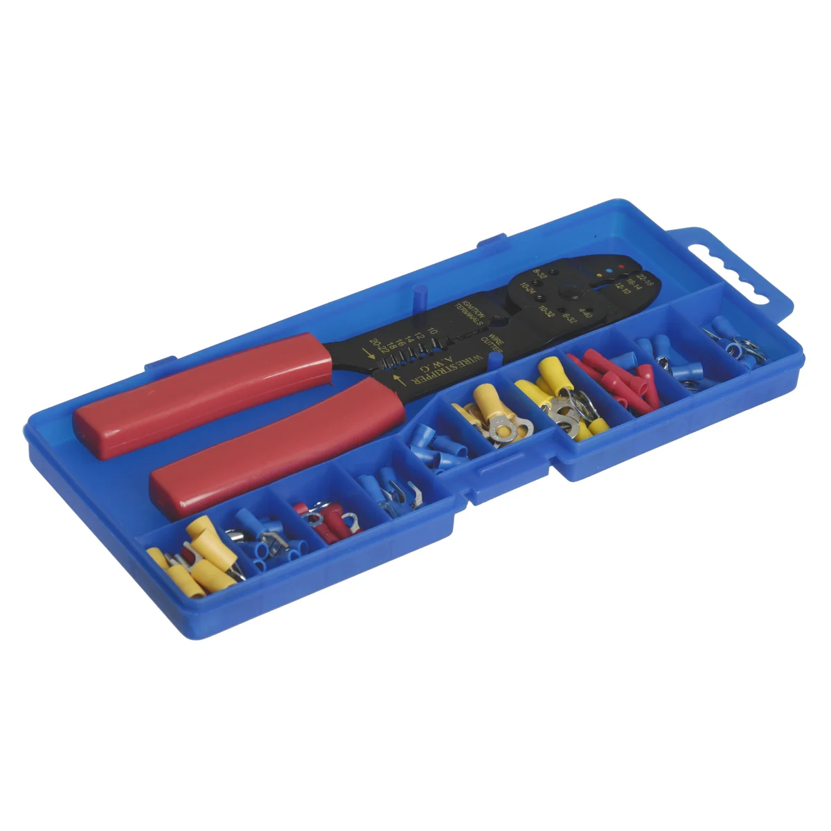 Connector set with pliers